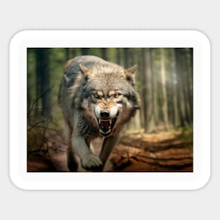 Wolf Animal Nature Majestic Wilderness Sticker